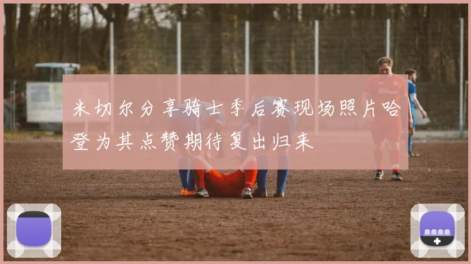 米切尔分享骑士季后赛现场照片哈登为其点赞期待复出归来